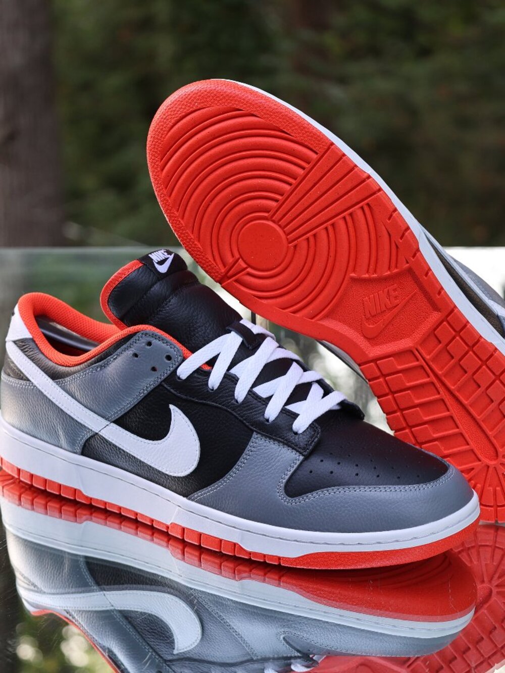 Nike Dunk Low By You Black Grey White Orange Men's Size 15